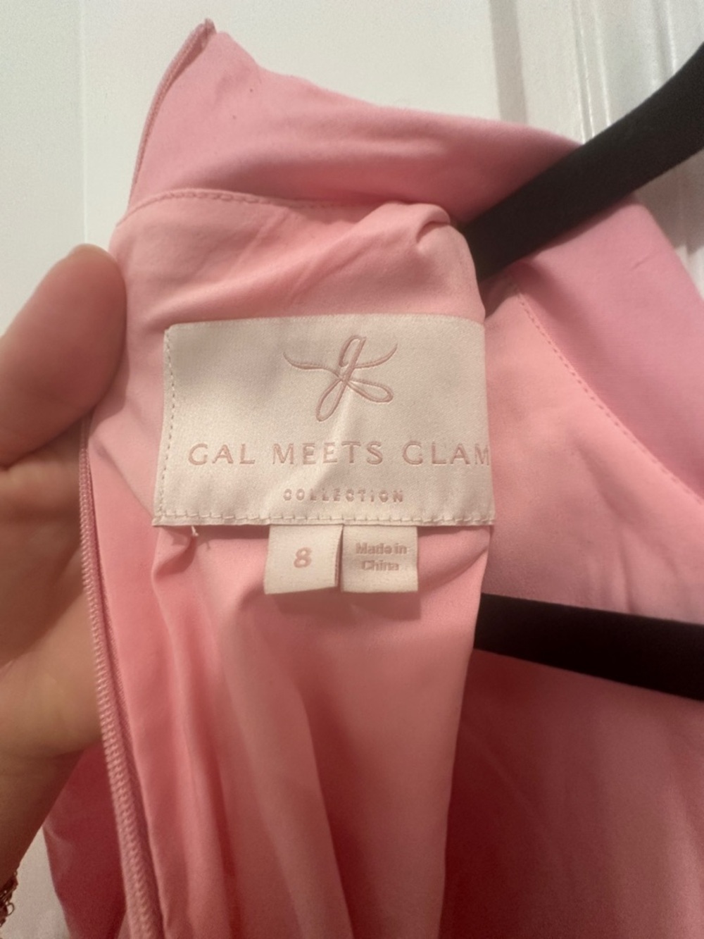 Gal Meets Glam Pink Bow-Neck Puff Sleeve Dress - Picture 10 of 10